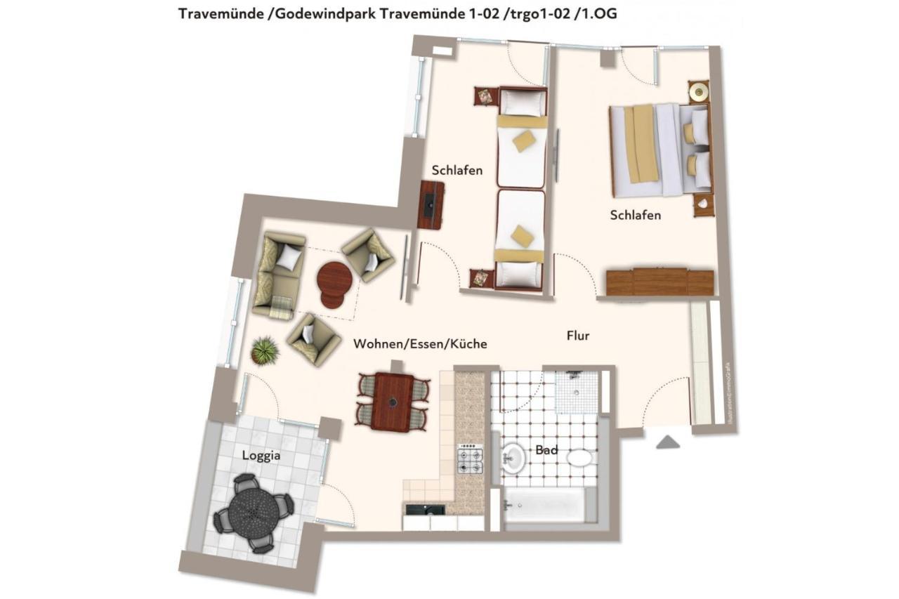 Apartment Godewindpark Travemünde Godewindpark Travemünde 1-02